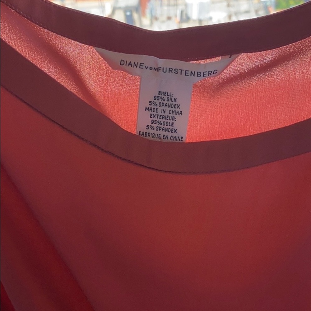 Diane Von Furstenberg Silk Tie Top - Picture 2 of 7